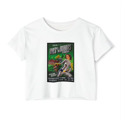 Filmland Ryes of the Robots Women's Festival Crop Top