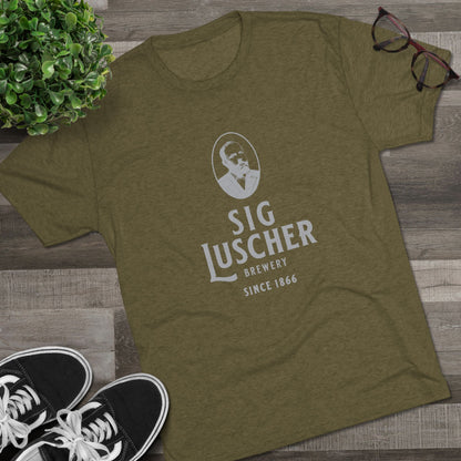 Sig Luscher Brewery Unisex Tri-Blend Crew Tee