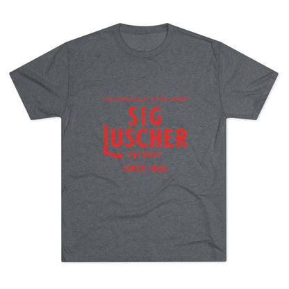 Sig Luscher Brewery Unisex Tri-Blend Crew Tee
