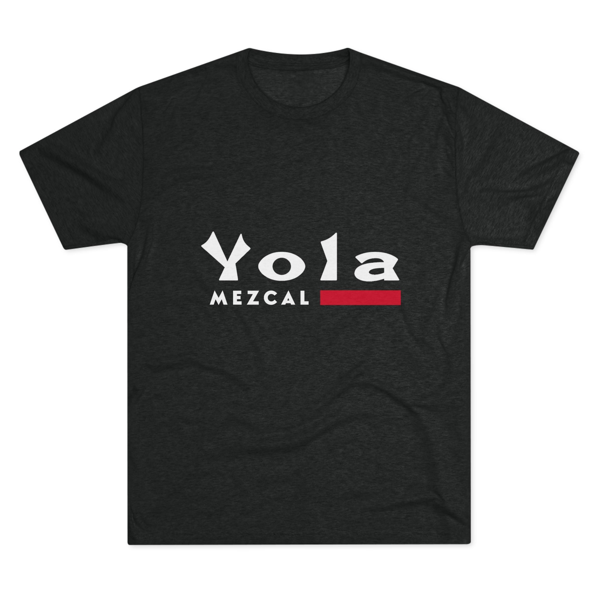 Yola Mezcal Logo Unisex Tri-Blend Crew Tee-3