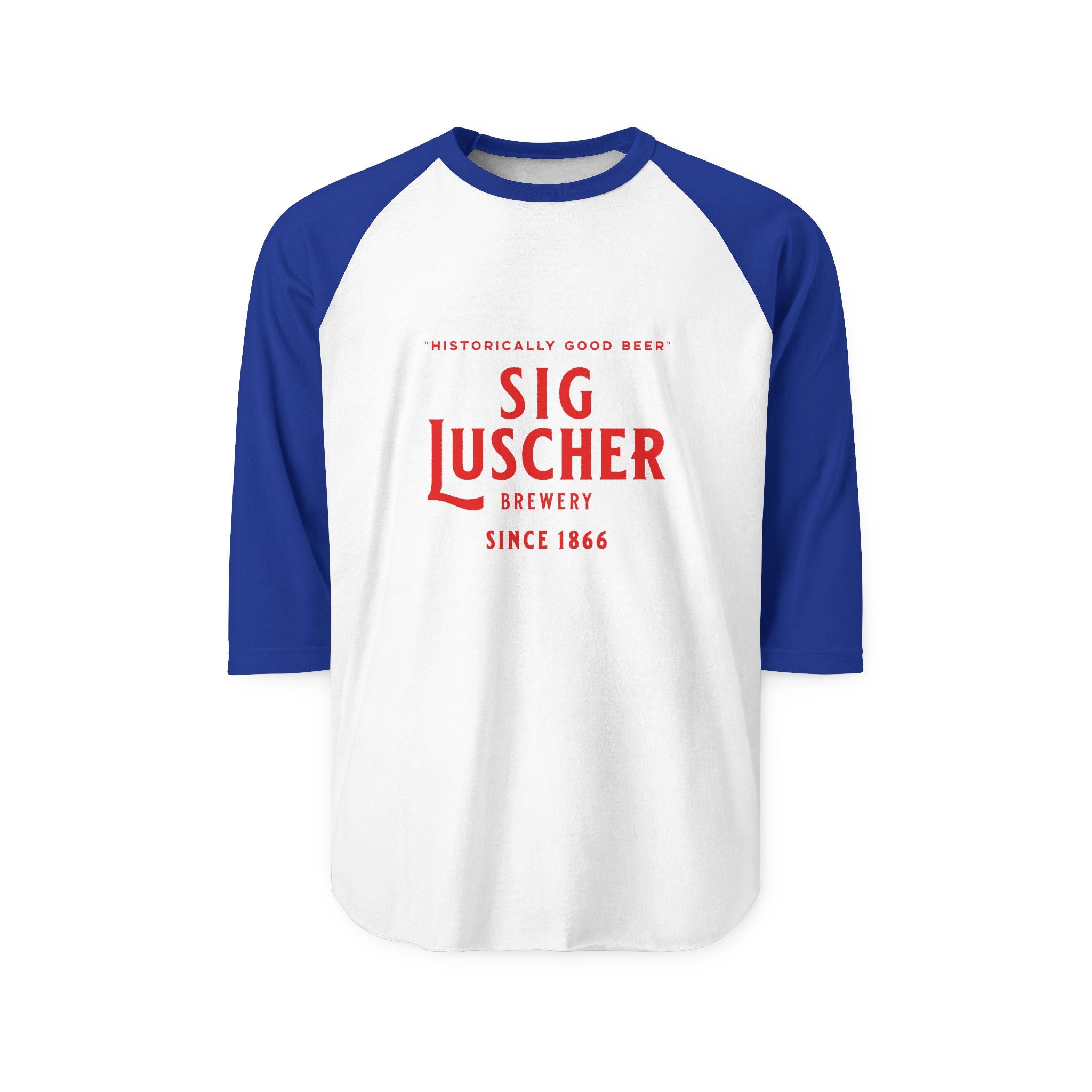 Sig Luscher Unisex Three-Quarter Sleeve Raglan Shirt-6