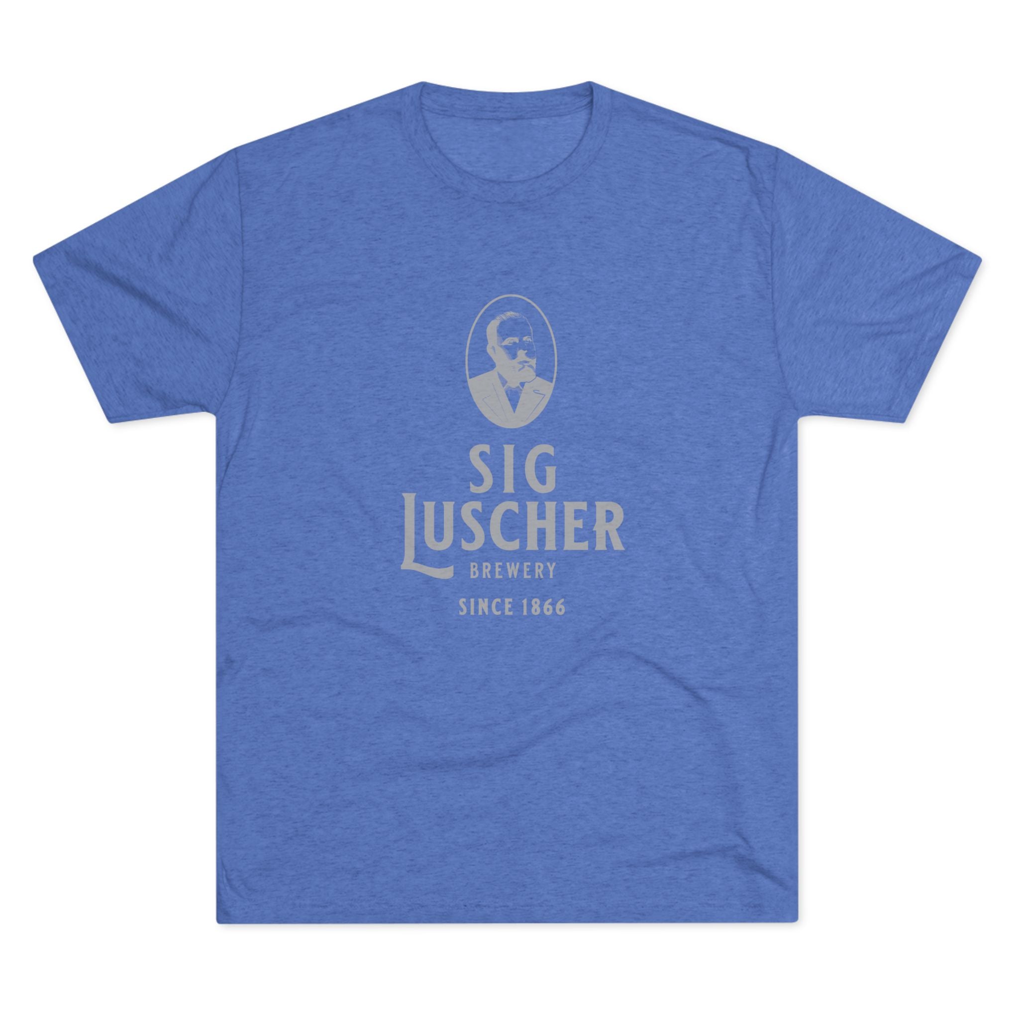 Sig Luscher Brewery Unisex Tri-Blend Crew Tee-5