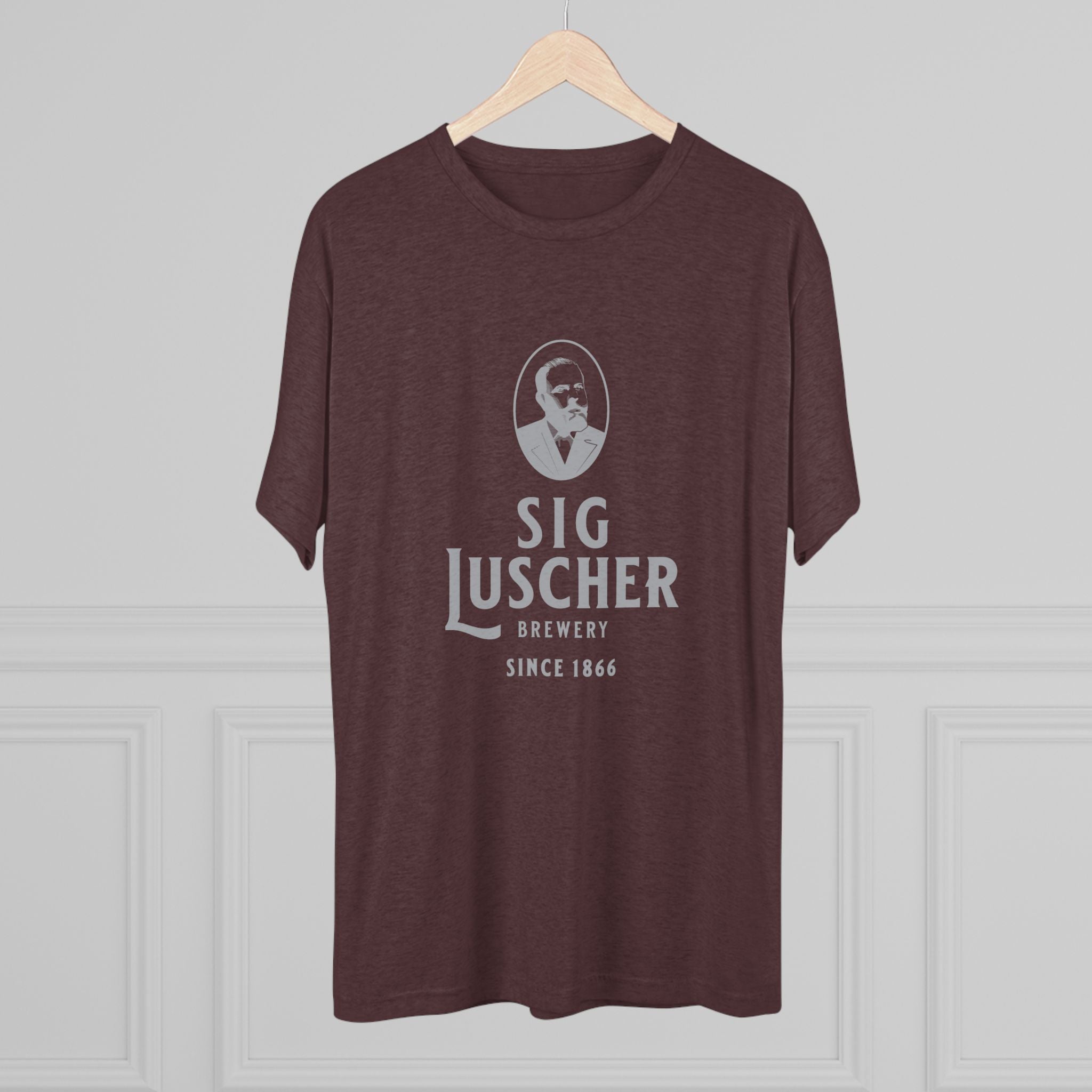 Sig Luscher Brewery Unisex Tri-Blend Crew Tee-22