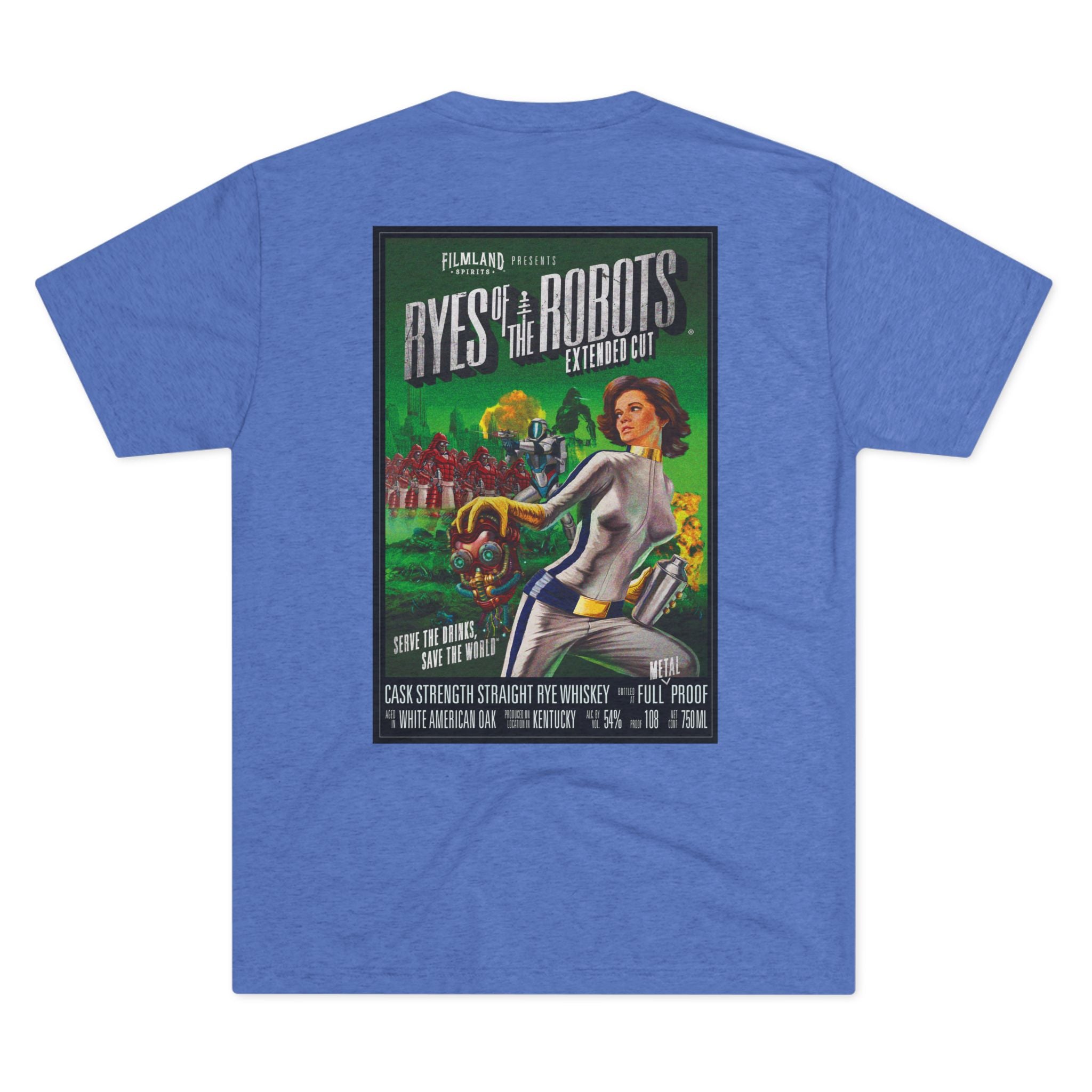 Filmland Ryes of the Robots Unisex Tri-Blend Crew Tee-17
