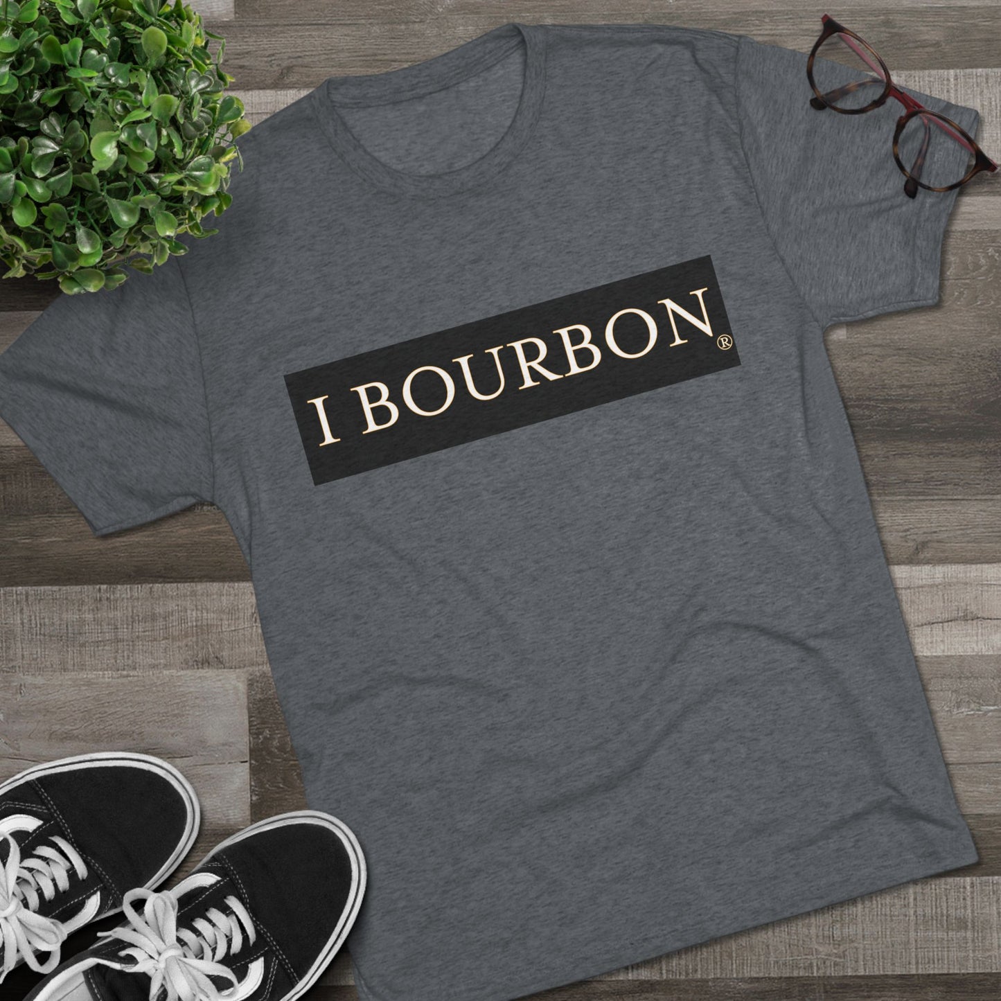 I Bourbon Unisex Tri-Blend Crew Tee