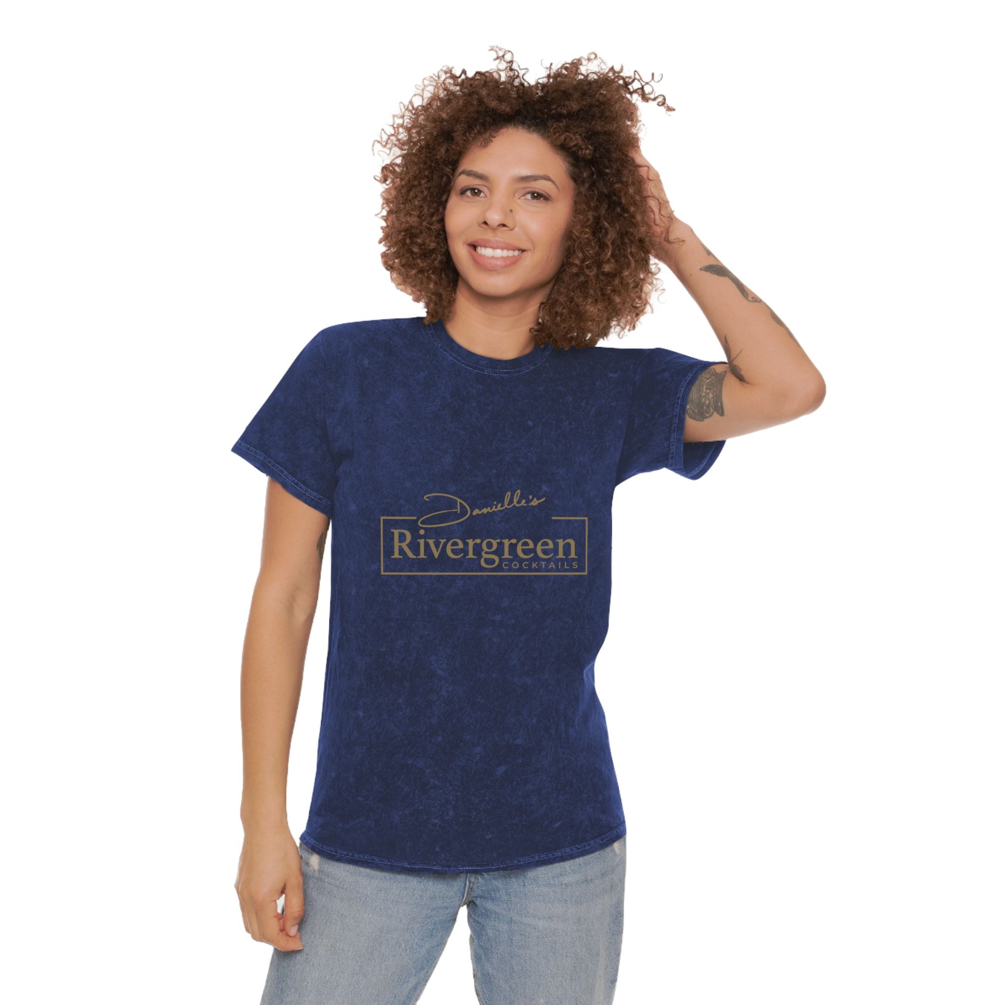 Rivergreen Cocktails Unisex Mineral Wash T-Shirt-13