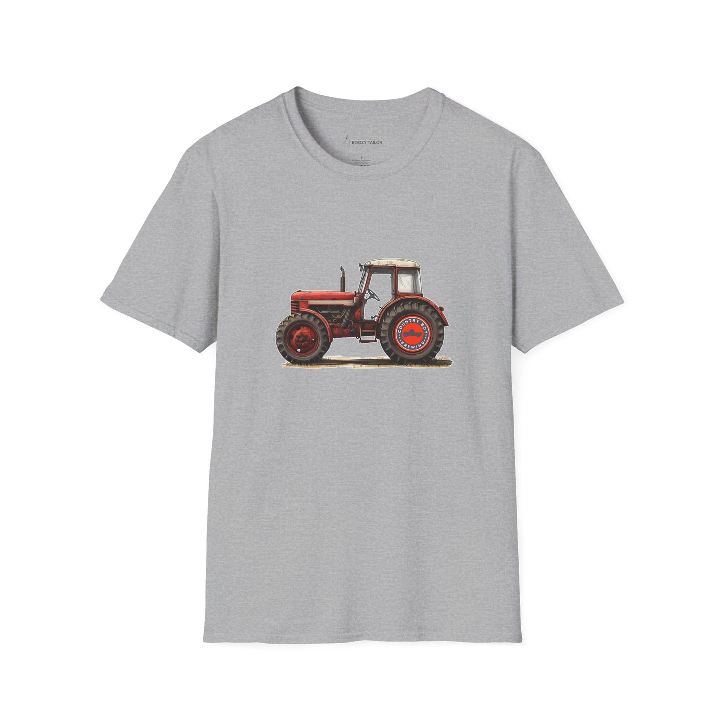 Country Boy Brewing Tractor Unisex Softstyle T-Shirt