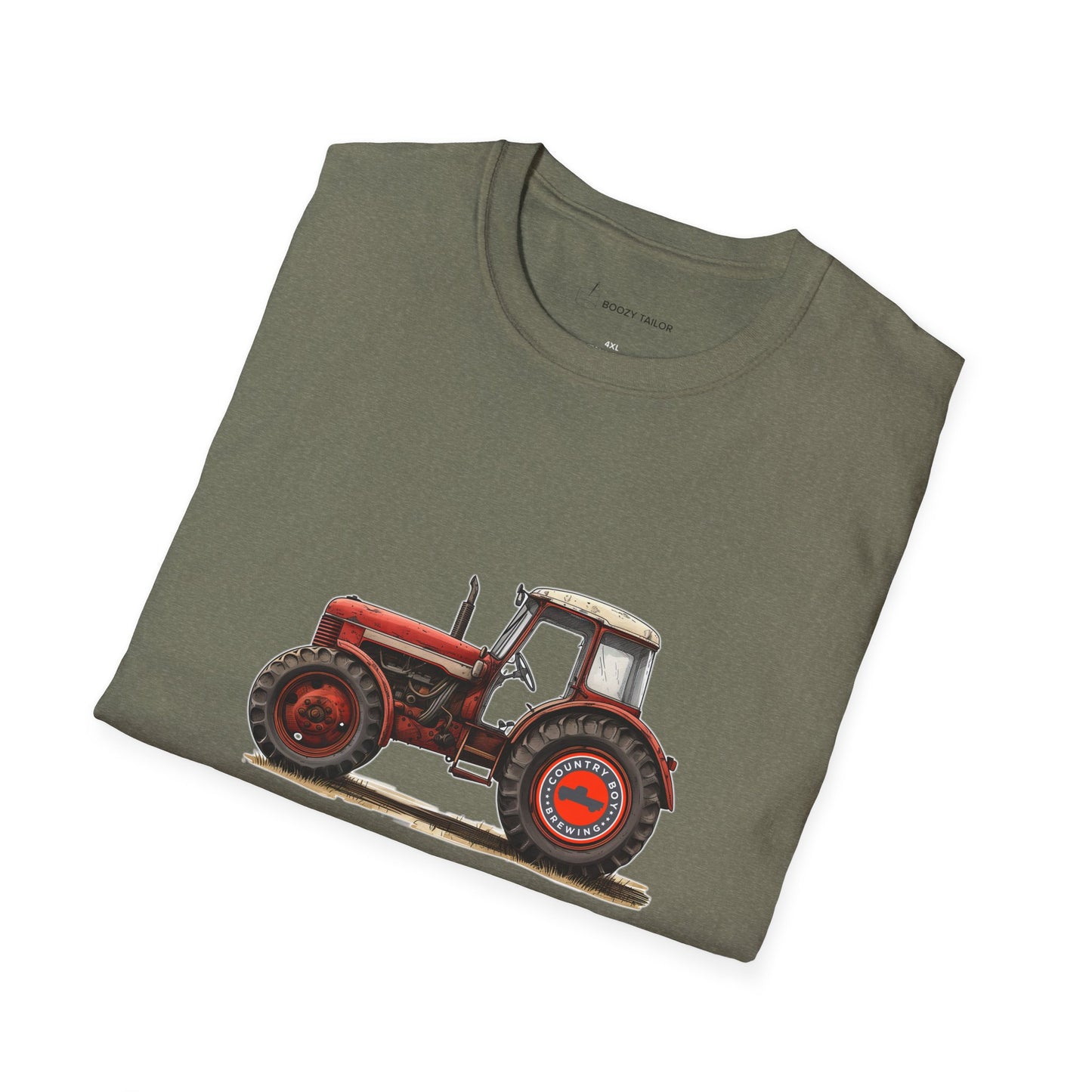 Country Boy Brewing Tractor Unisex Softstyle T-Shirt