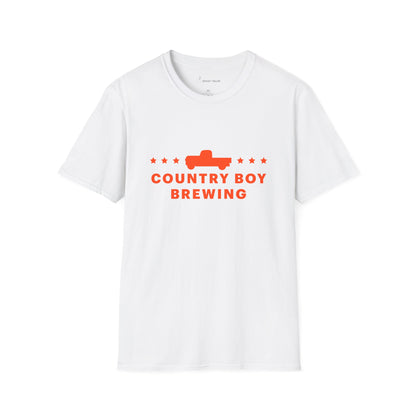 Country Boy Brewing Trucks and Stars Unisex Softstyle T-Shirt