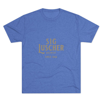 Sig Luscher Brewery Unisex Tri-Blend Crew Tee