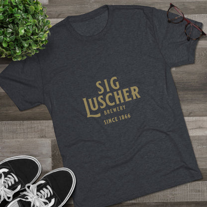 Sig Luscher Brewery Unisex Tri-Blend Crew Tee