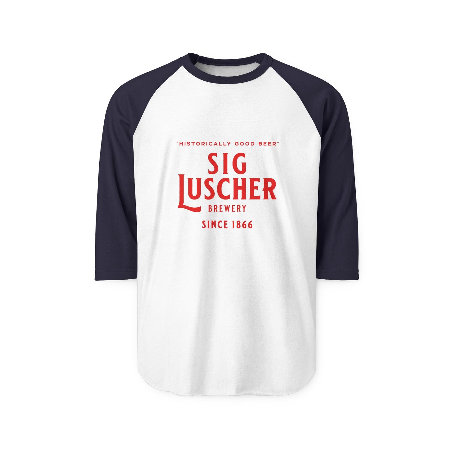 Sig Luscher Unisex Three-Quarter Sleeve Raglan Shirt