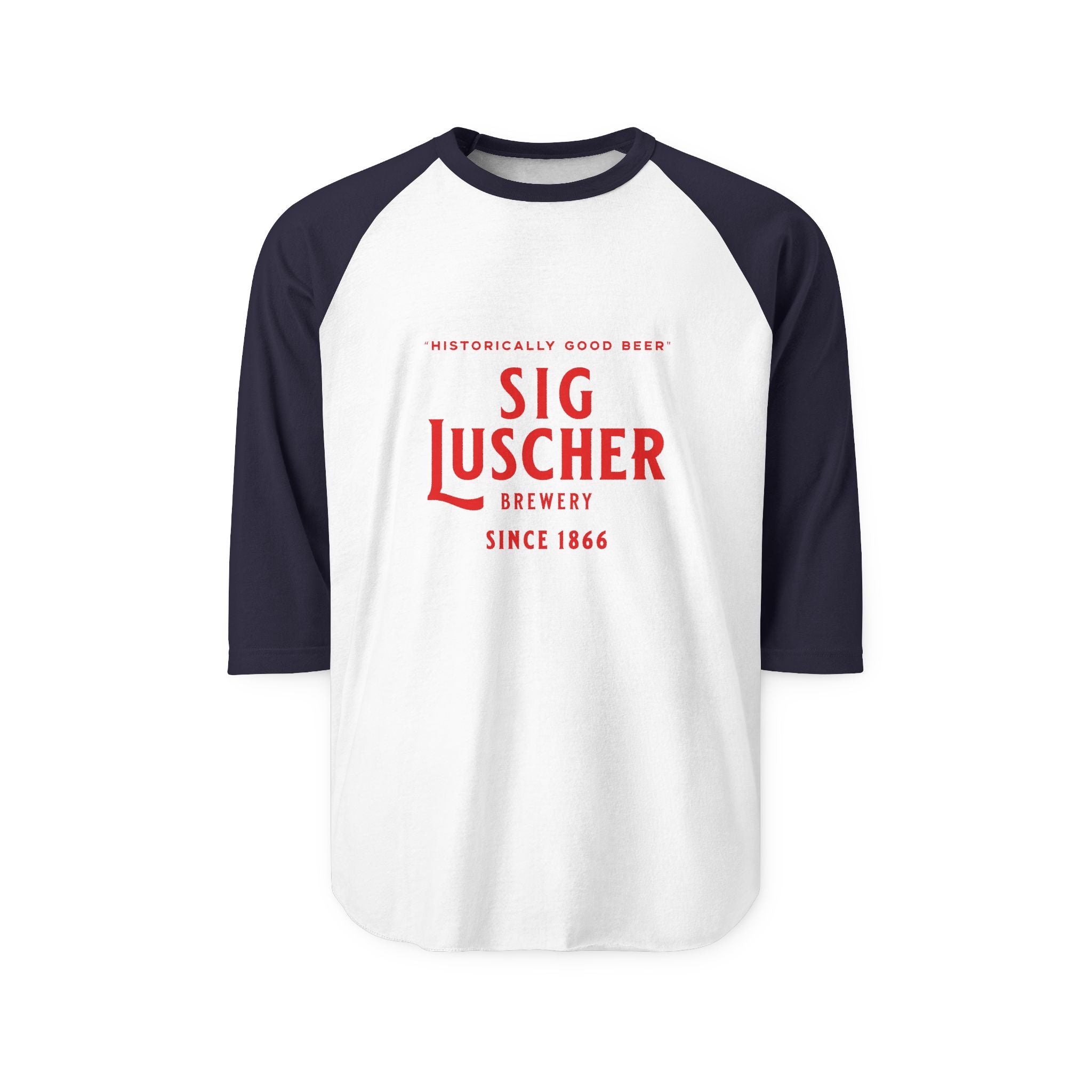 Sig Luscher Unisex Three-Quarter Sleeve Raglan Shirt-7
