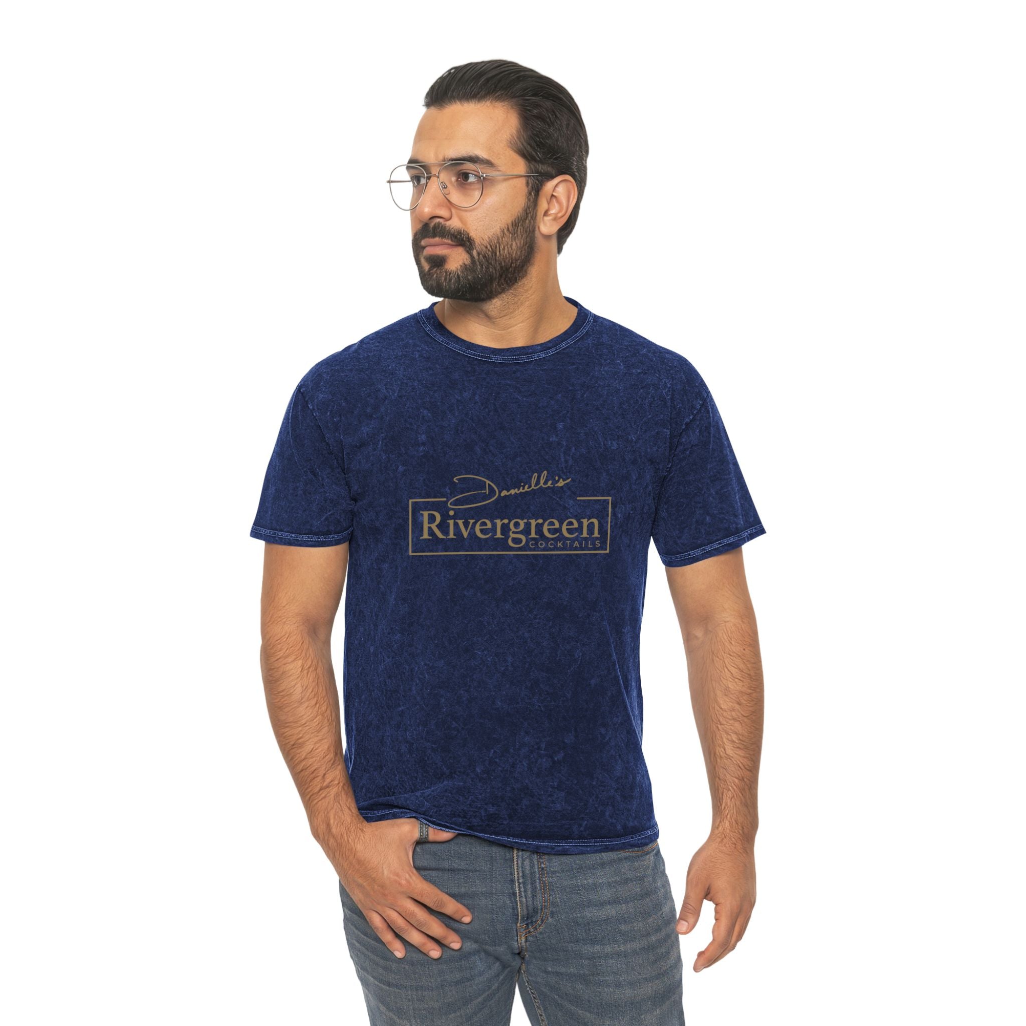 Rivergreen Cocktails Unisex Mineral Wash T-Shirt-12