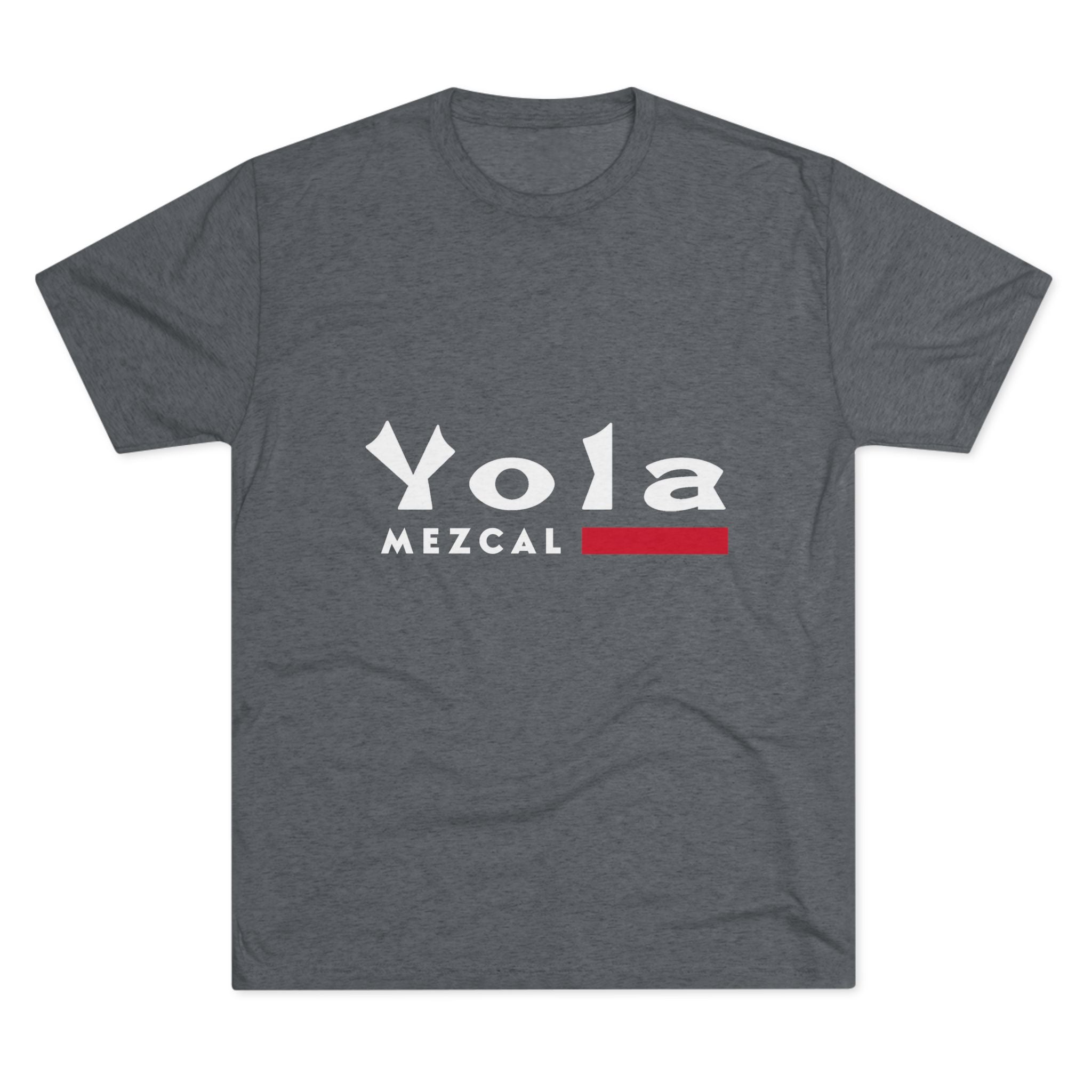 Yola Mezcal Logo Unisex Tri-Blend Crew Tee-8