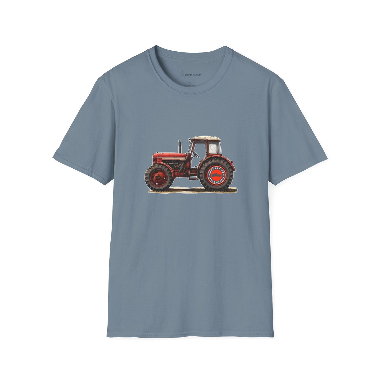 Country Boy Brewing Tractor Unisex Softstyle T-Shirt