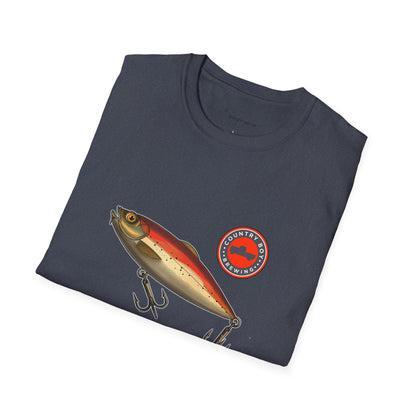 Country Boy Brewing Fishing Lure Unisex Softstyle T-Shirt