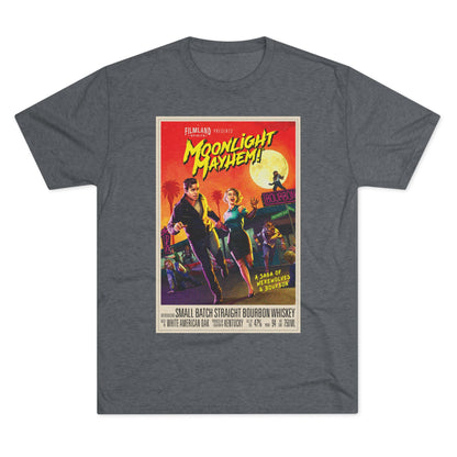 Filmland Moonlight Mayhem Unisex Tri-Blend Crew Tee
