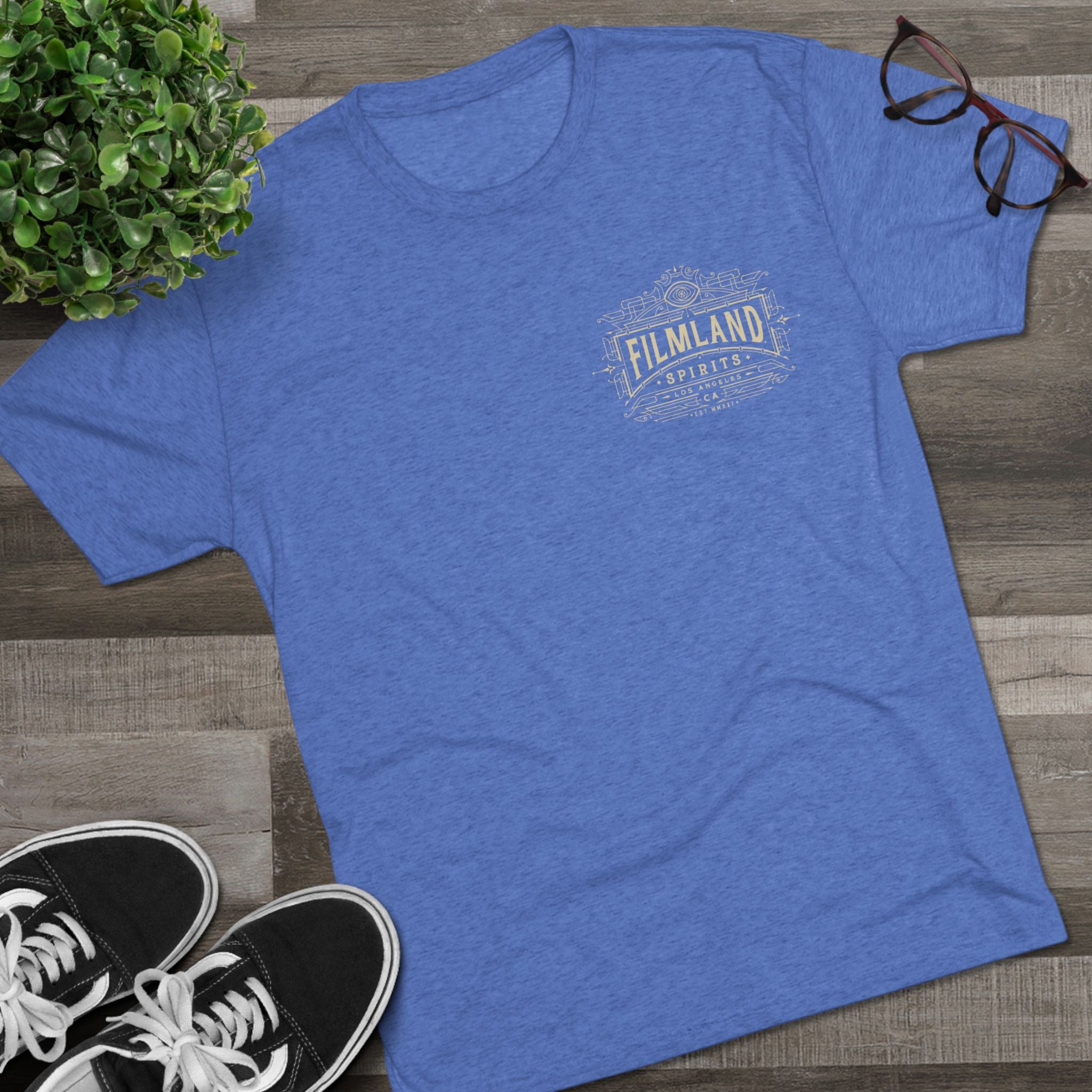 Filmland Ryes of the Robots Unisex Tri-Blend Crew Tee-18