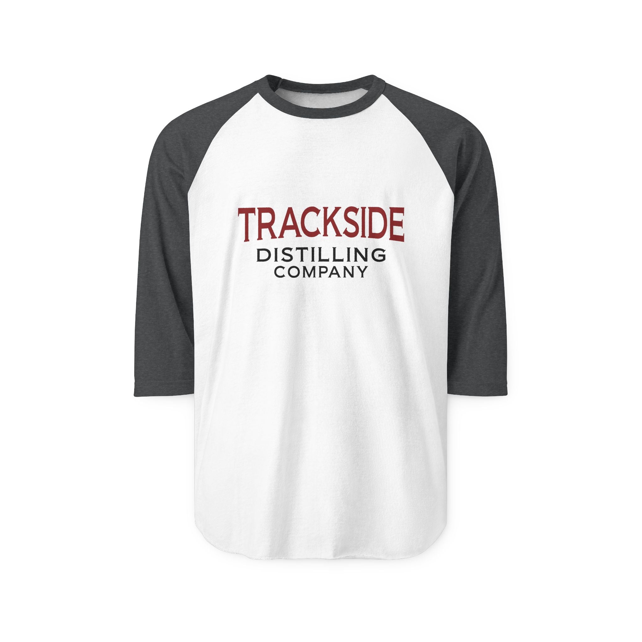 Trackside Distilling Unisex Three-Quarter Sleeve Raglan Shirt-4