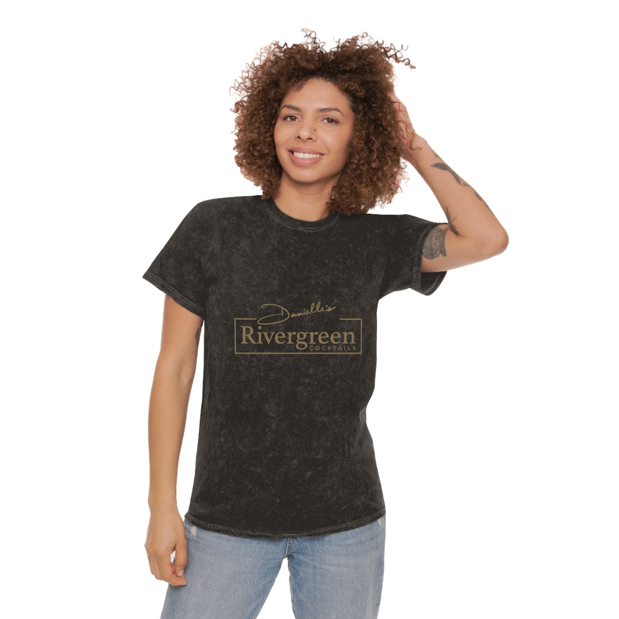 Rivergreen Cocktails Unisex Mineral Wash T-Shirt-10