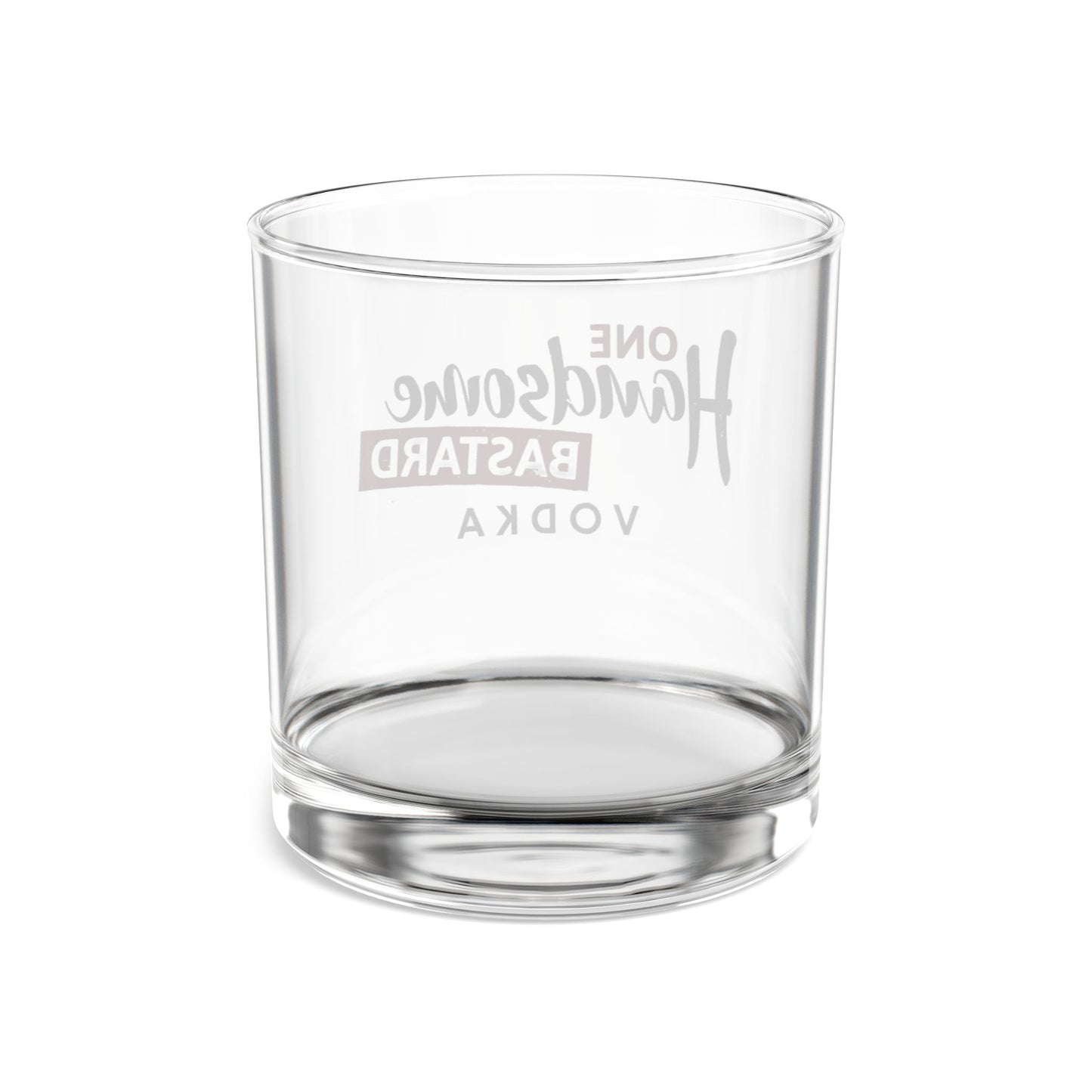 One Handsome Bastard Rocks Glass, 10oz