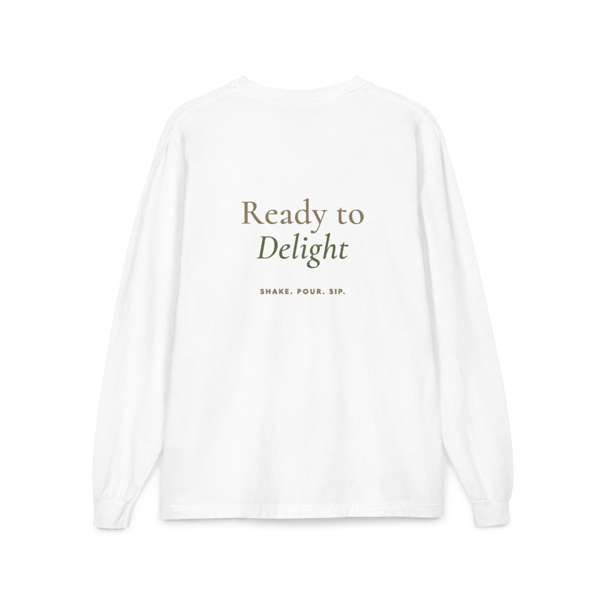 Rivergreen Cocktails Unisex Long Sleeve Pocket T-Shirt-7