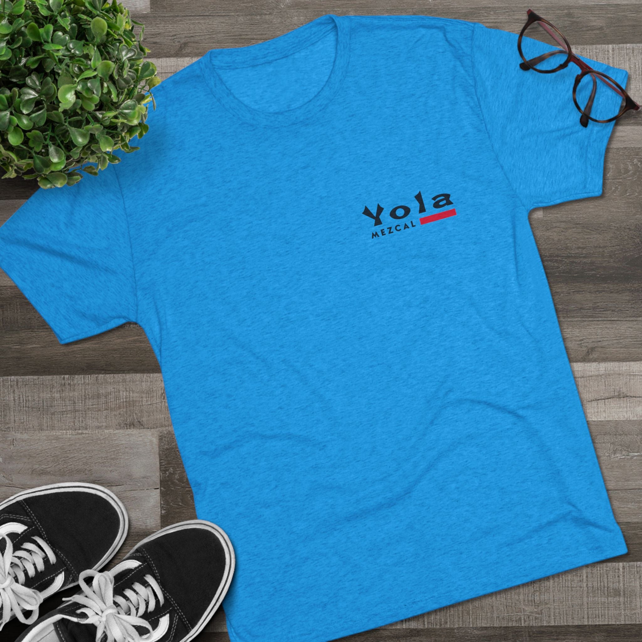 Yola Mezcal Coordinates Unisex Tri-Blend Crew Tee-15