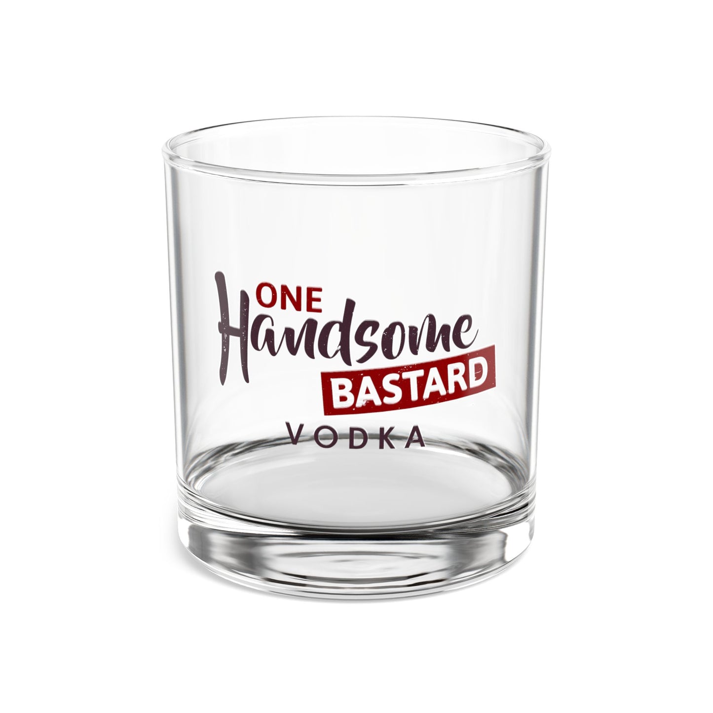 One Handsome Bastard Rocks Glass, 10oz