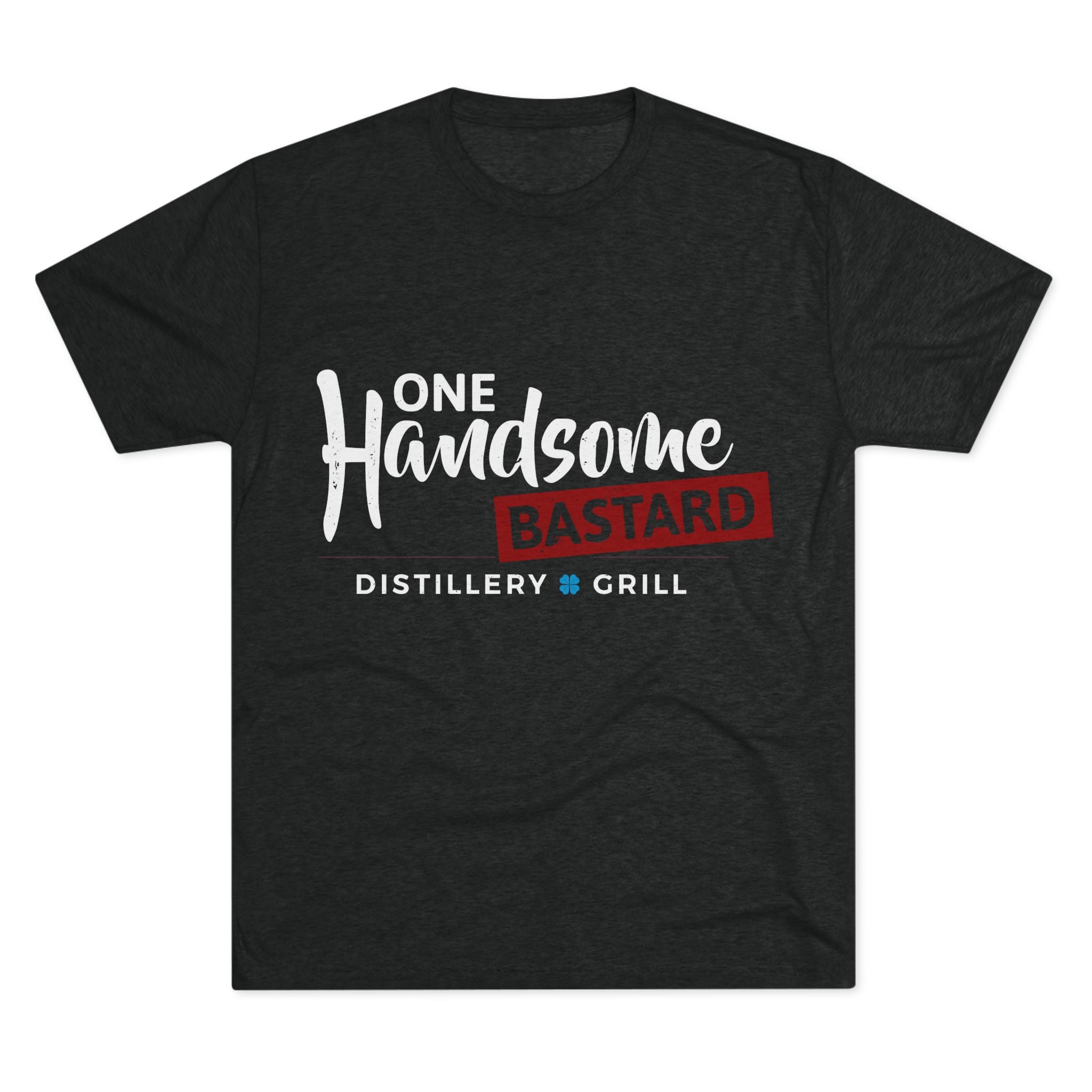 One Handsome Bastard Distillery Unisex Tri-Blend Crew Tee-4