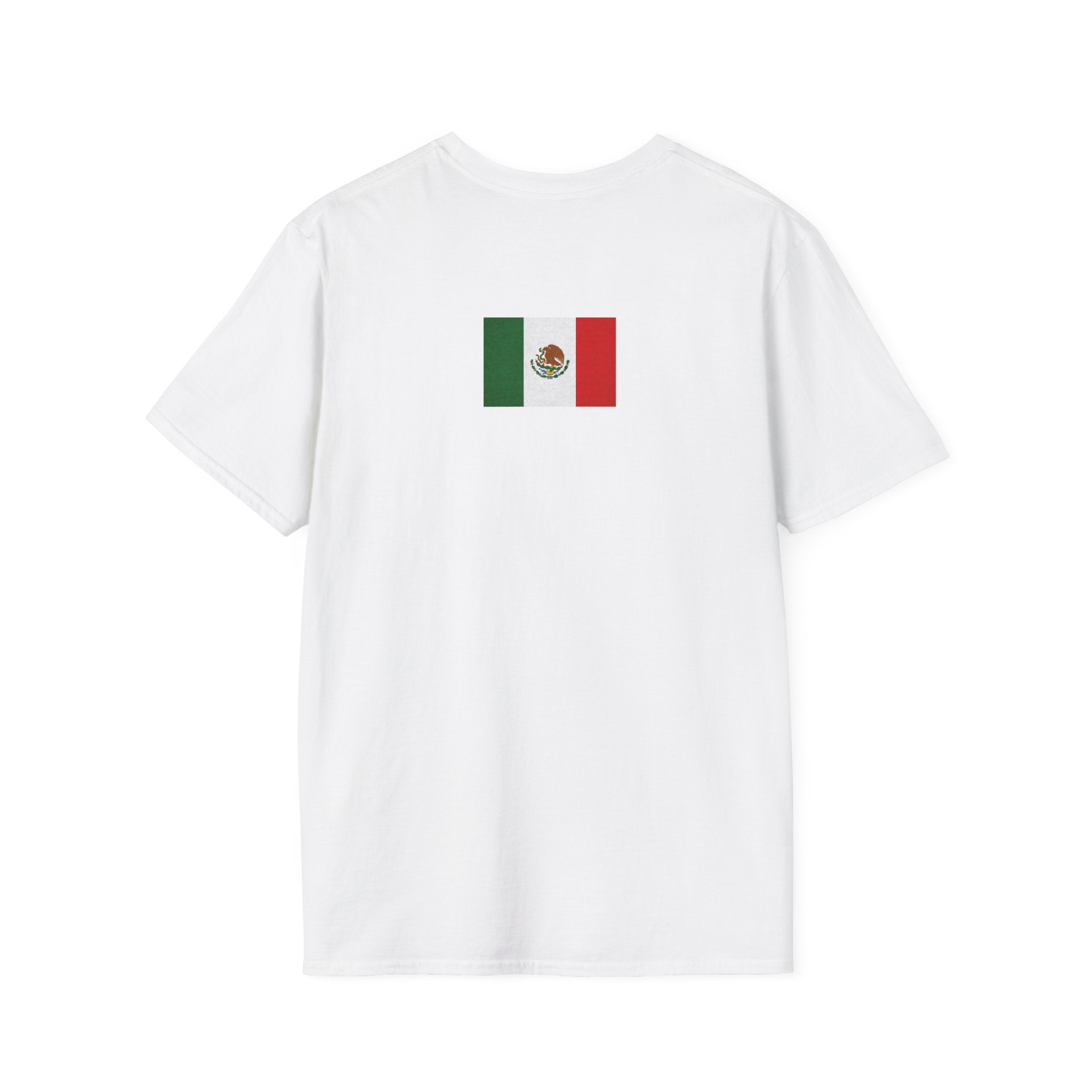 Yola Mezcal Faded Bottle Unisex Softstyle T-Shirt-12