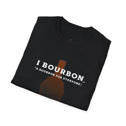 I Bourbon Faded Bottle Unisex Softstyle T-Shirt