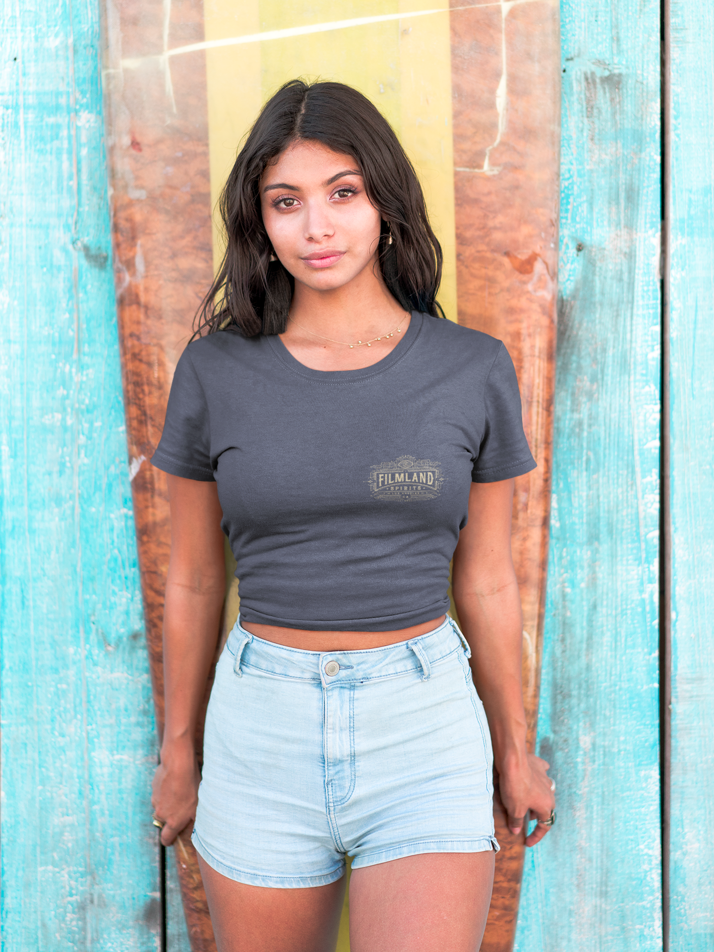 Filmland Town at the End of Tomorrow Unisex Tri-Blend Crew Tee-10