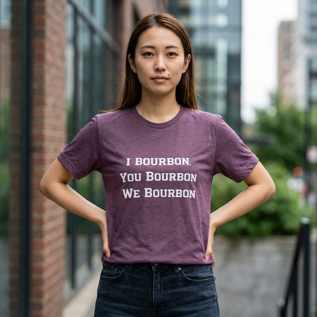 I Bourbon, You Bourbon, We Bourbon Unisex Tri-Blend Crew Tee-3
