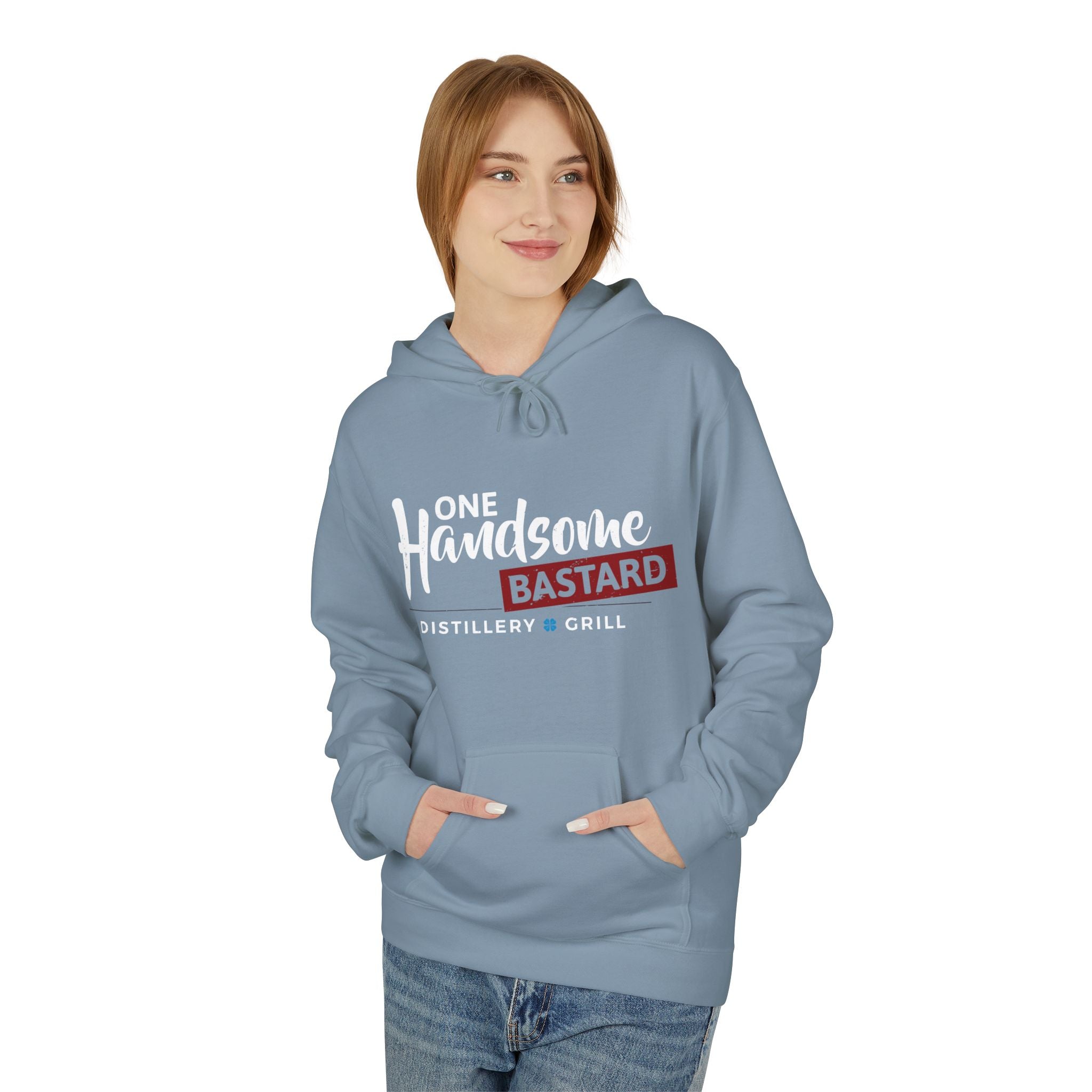 One Handsome Bastard Unisex Midweight Softstyle Fleece Hoodie-22