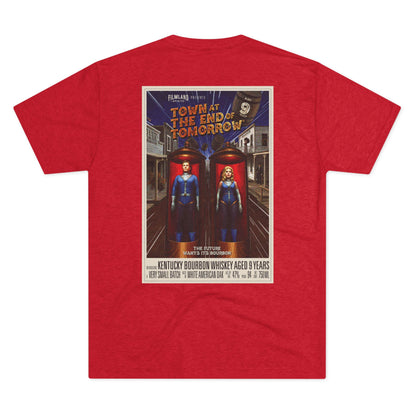Filmland Town at the End of Tomorrow Unisex Tri-Blend Crew Tee
