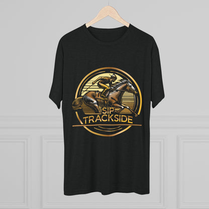 Trackside Distilling Sip Trackside Unisex Tri-Blend Crew Tee