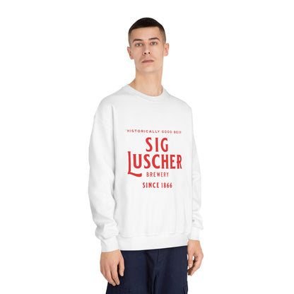 Sig Luscher Brewery Unisex DryBlend® Crewneck Sweatshirt