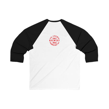 Sig Luscher Unisex 3\4 Sleeve Baseball Tee