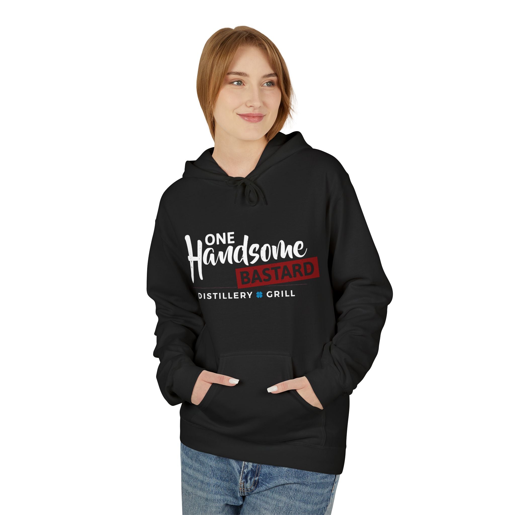 One Handsome Bastard Unisex Midweight Softstyle Fleece Hoodie-10