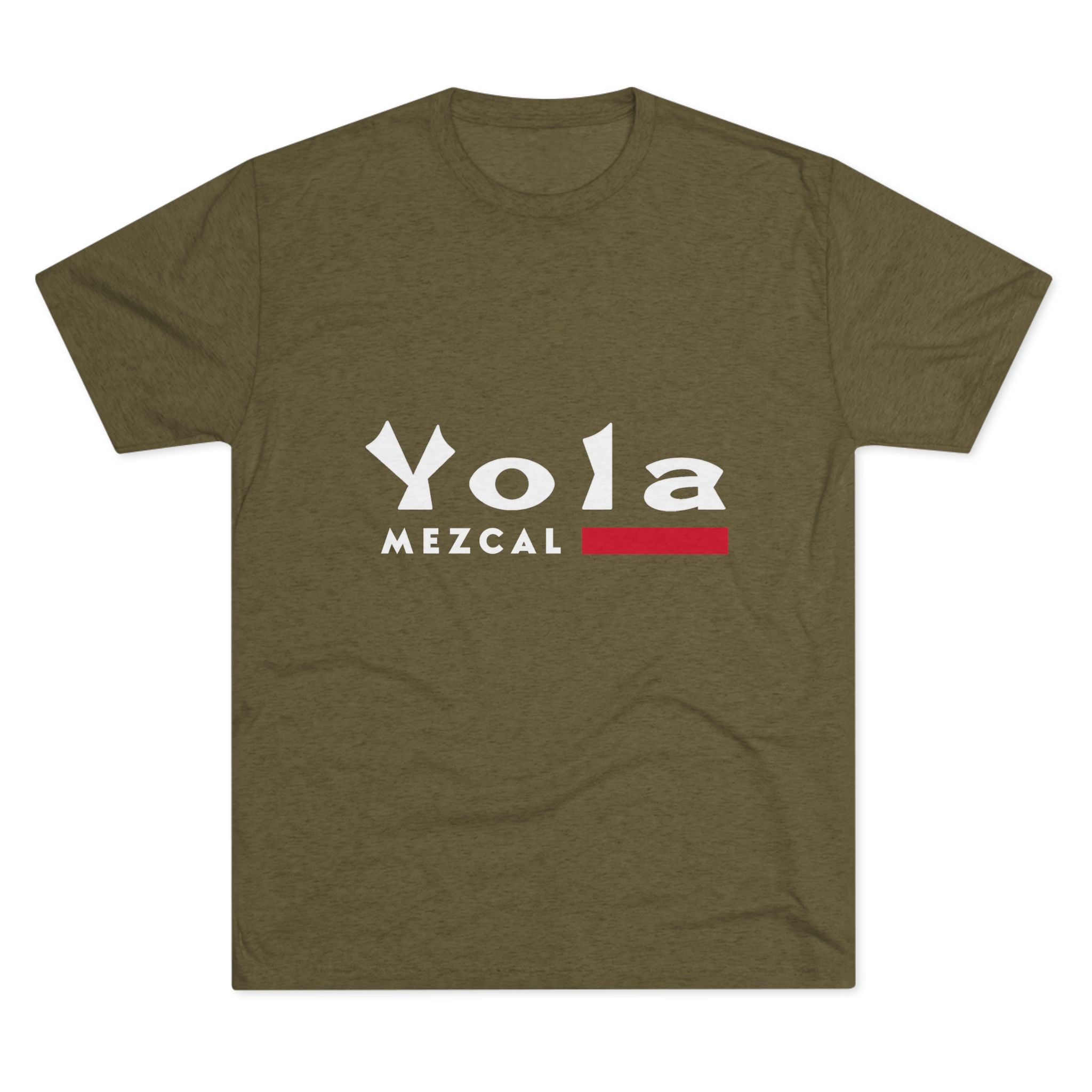 Yola Mezcal Logo Unisex Tri-Blend Crew Tee-4