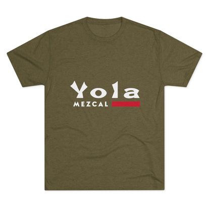 Yola Mezcal Logo Unisex Tri-Blend Crew Tee