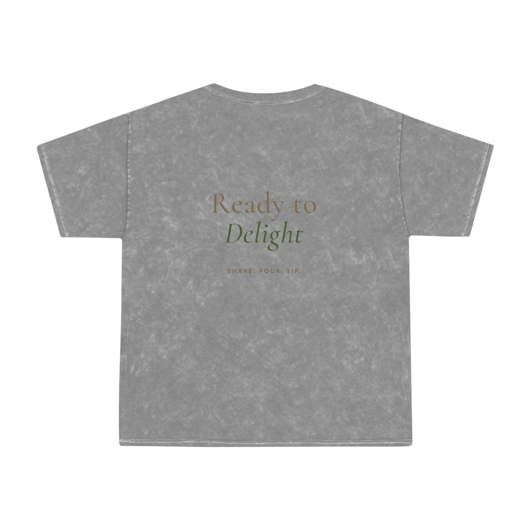 Rivergreen Cocktails Unisex Mineral Wash T-Shirt-5