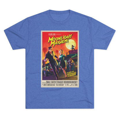 Filmland Moonlight Mayhem Unisex Tri-Blend Crew Tee
