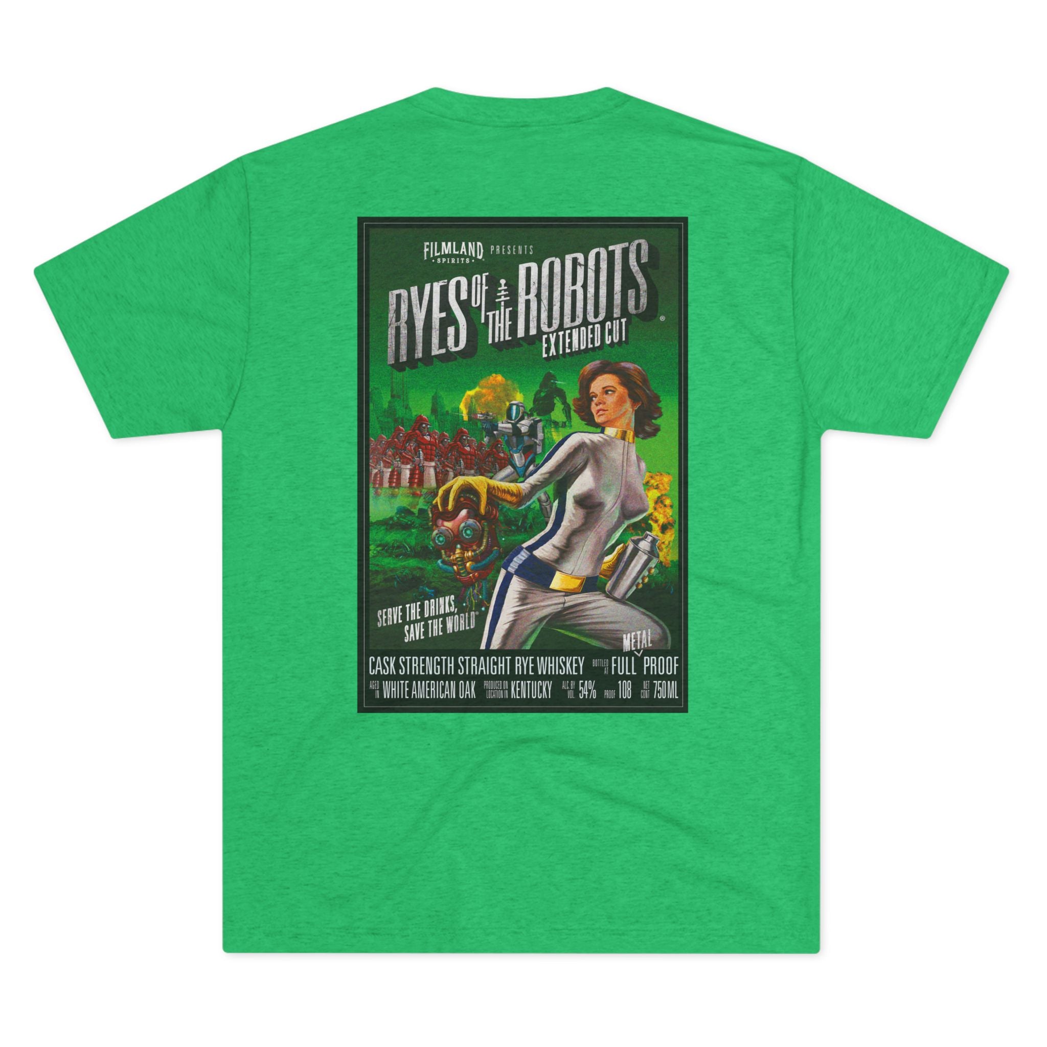 Filmland Ryes of the Robots Unisex Tri-Blend Crew Tee-15
