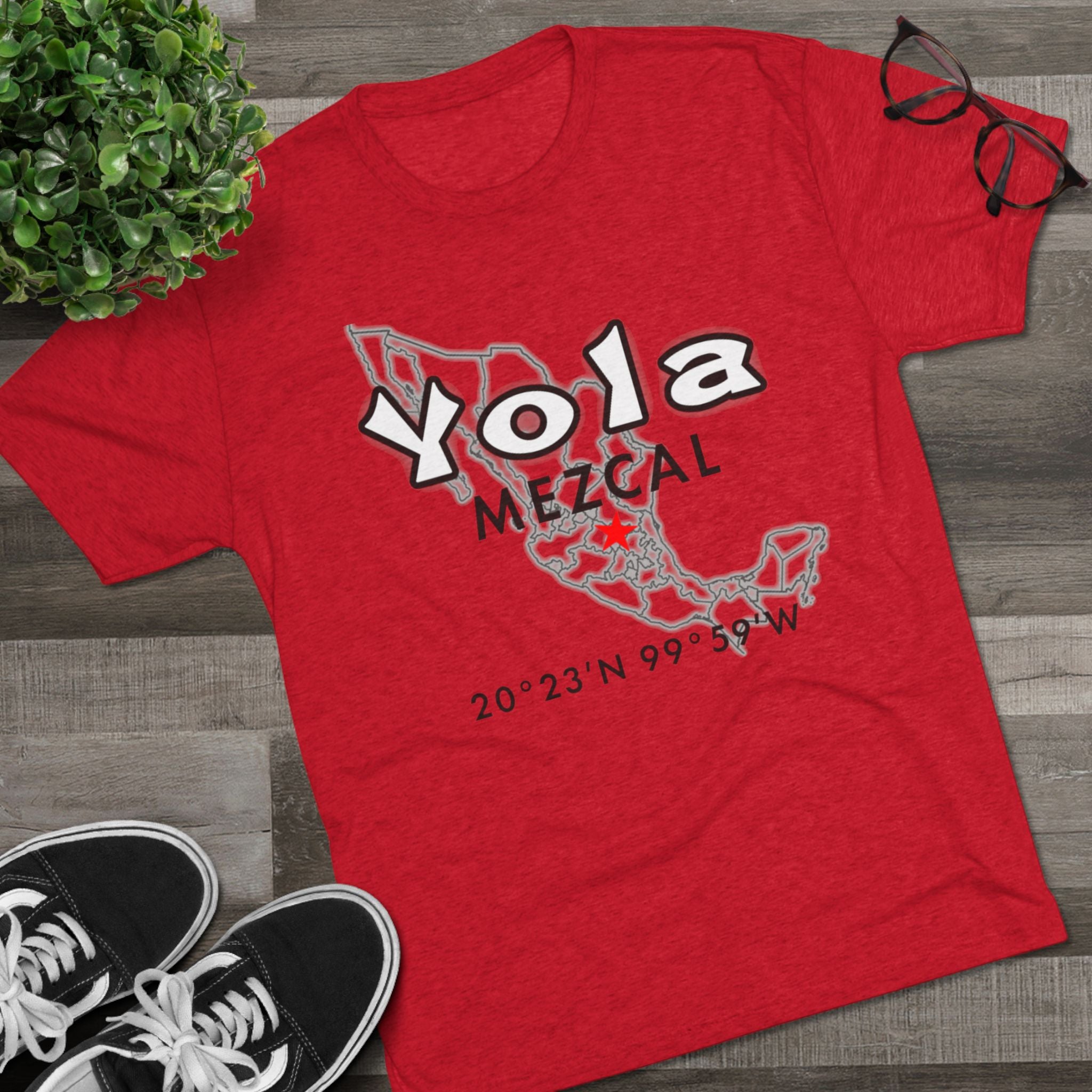 Yola Mezcal Coordinates Unisex Tri-Blend Crew Tee-21