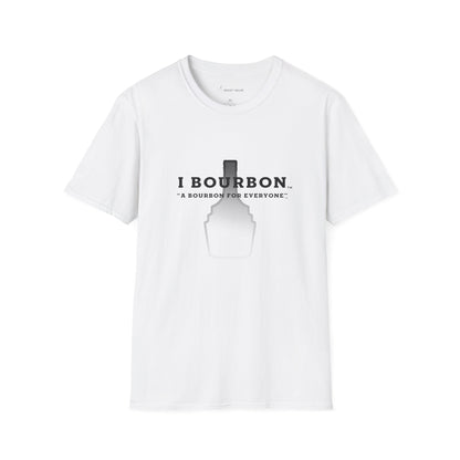 I Bourbon Faded Bottle Unisex Softstyle T-Shirt