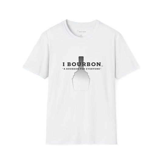 I Bourbon Faded Bottle Unisex Softstyle T-Shirt