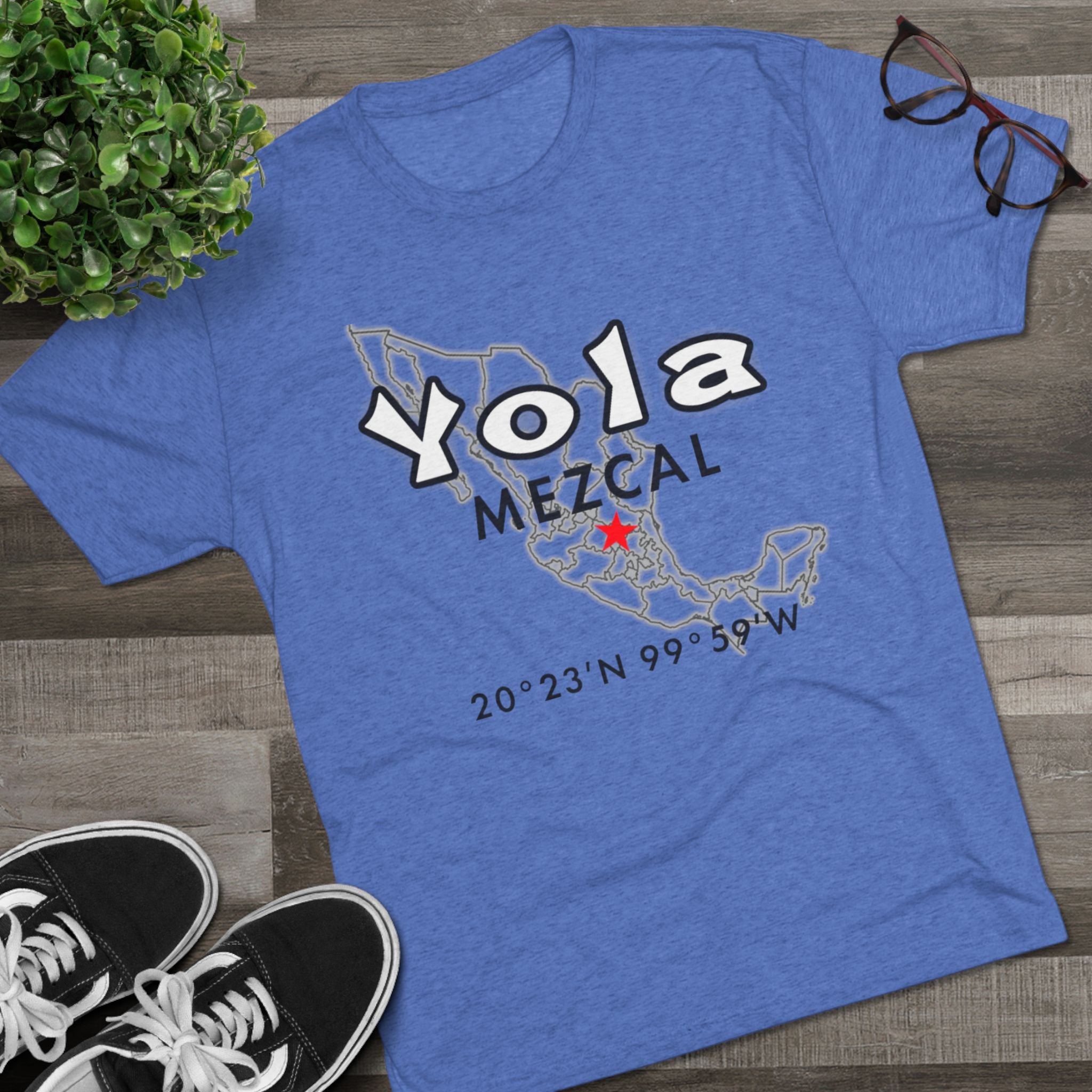 Yola Mezcal Coordinates Unisex Tri-Blend Crew Tee-15