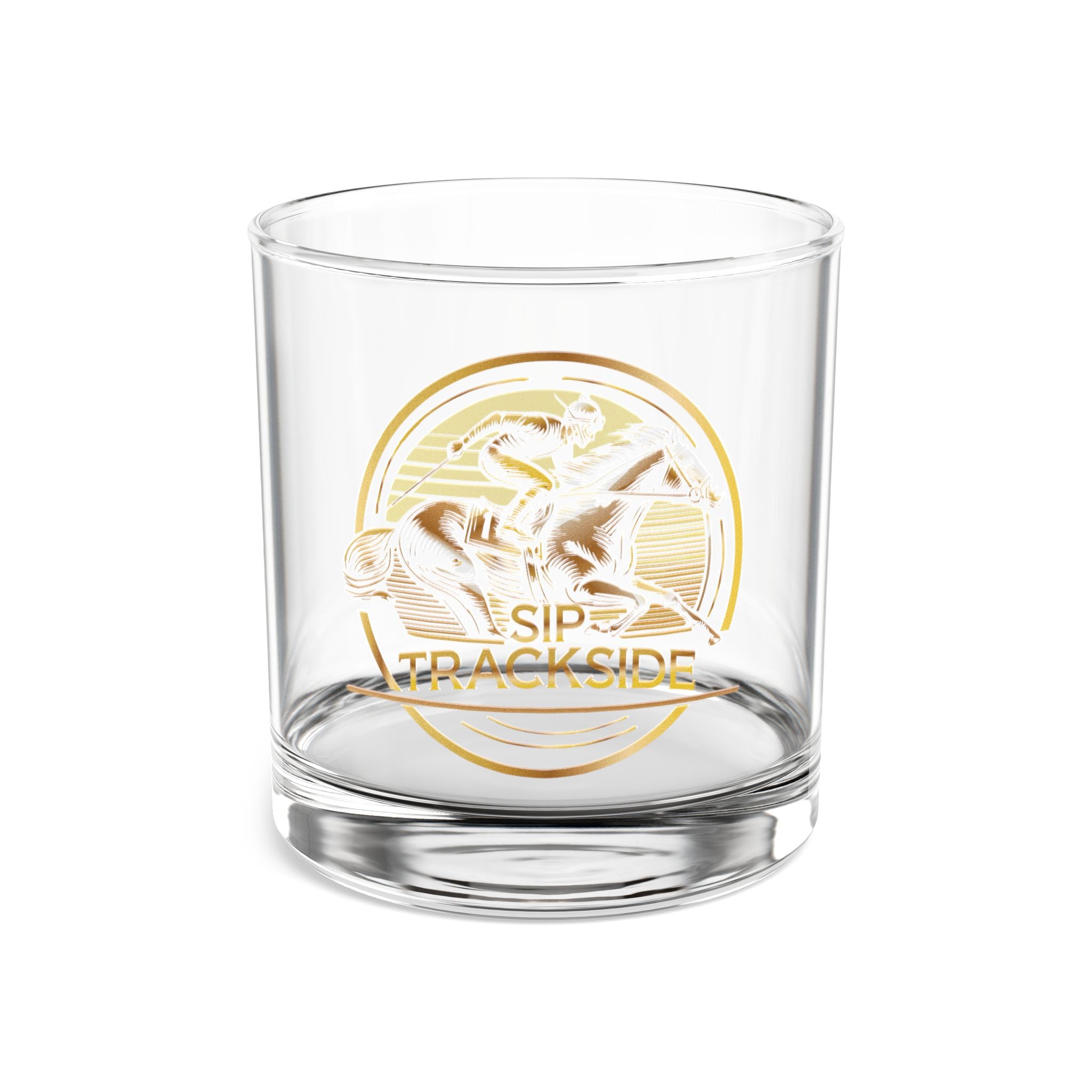 Trackside Distilling Rocks Glass, 10oz-3